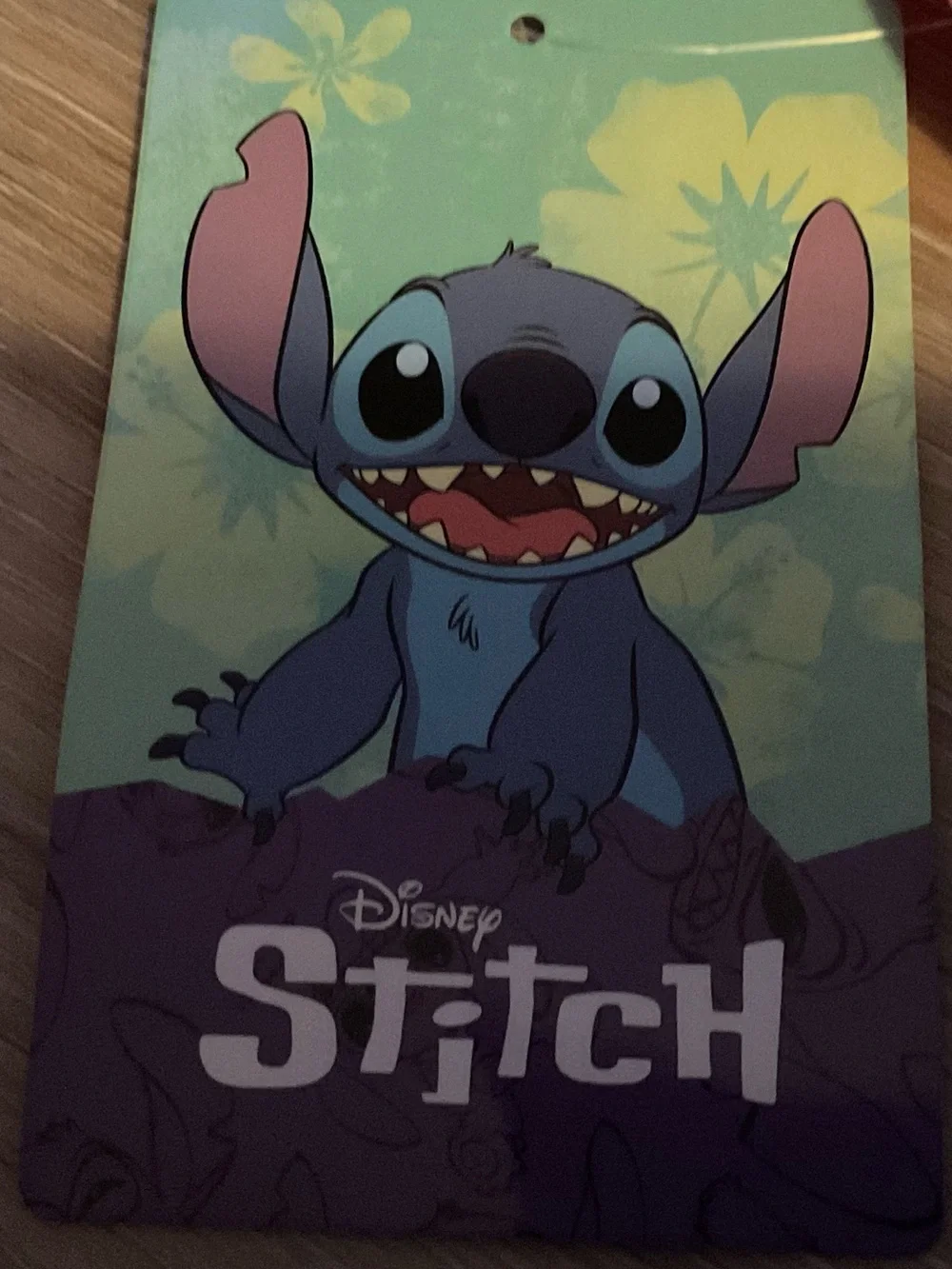 NWT Disney |  Light Blue & Pink Stitch Pattern Kids Backpack
